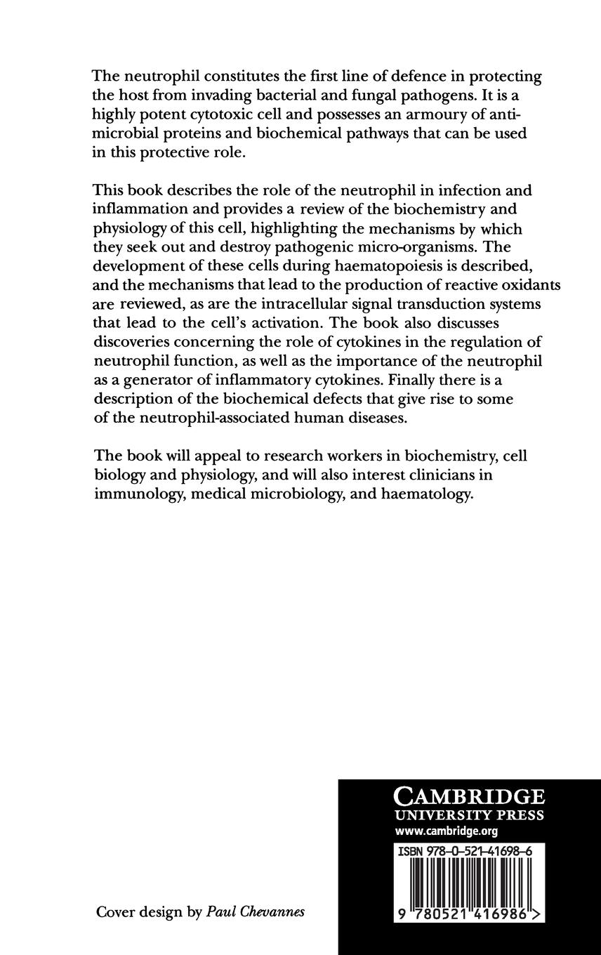 Rückseitencover Biochemistry and Physiology of the Neutrophil