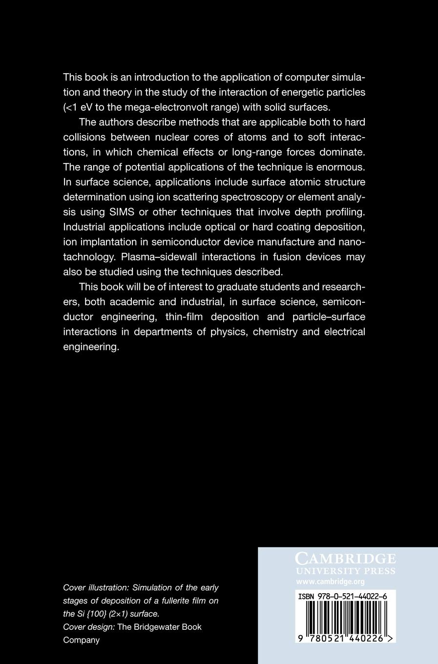 Rückseitencover Atomic and Ion Collisions in Solids and at Surfaces