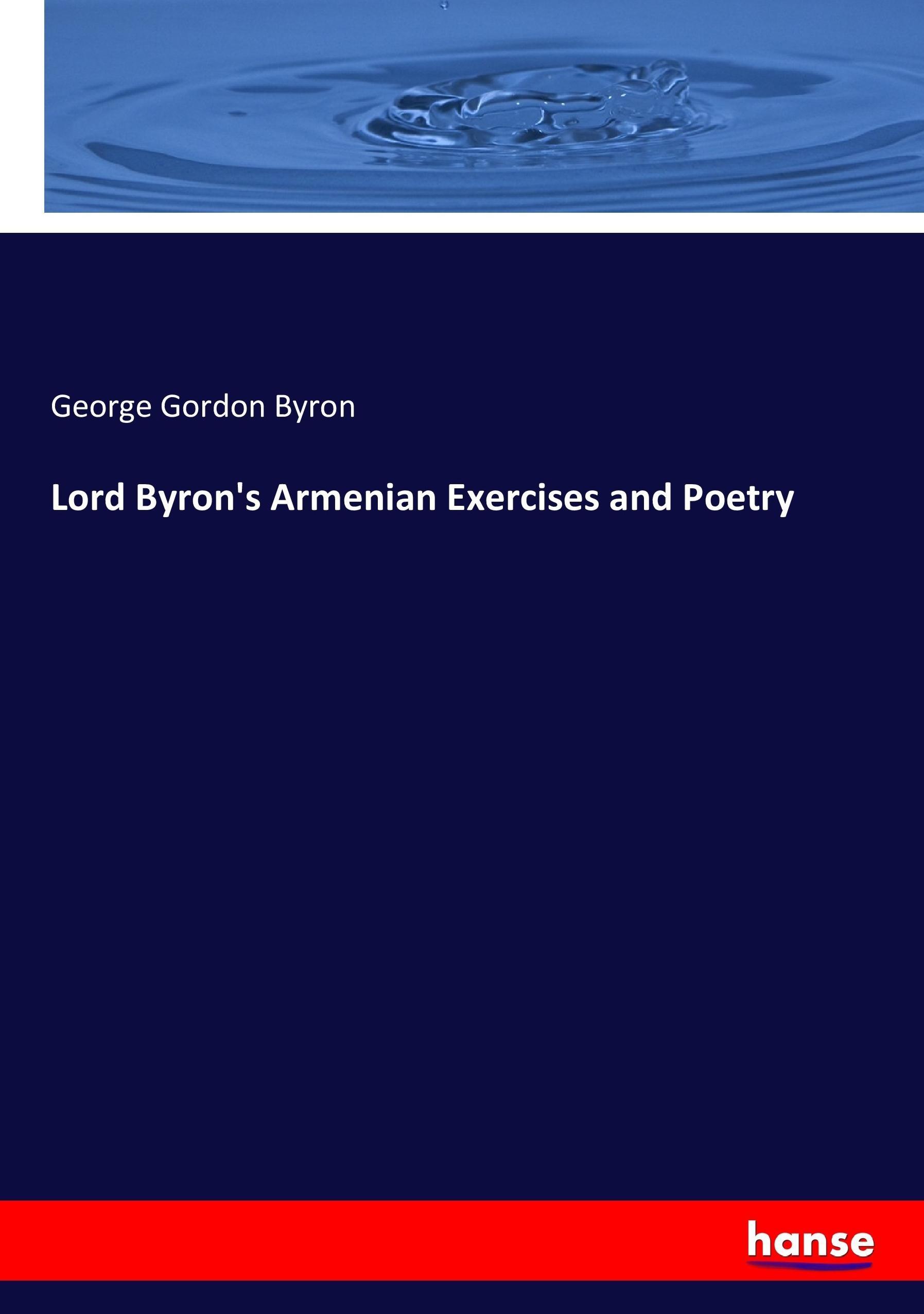 Vorderes Coverbild Lord Byron's Armenian Exercises and Poetry