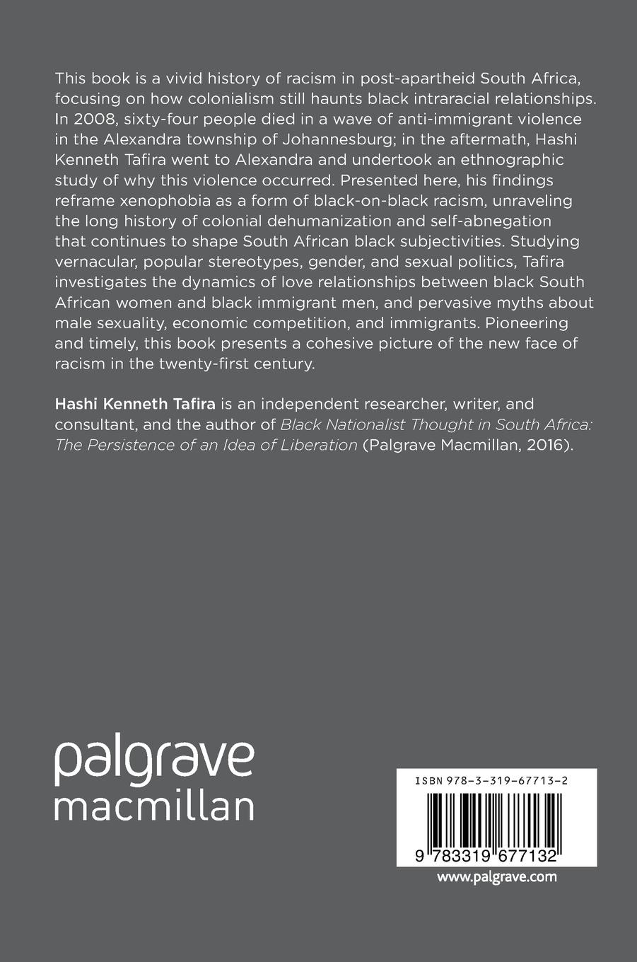 Rückseitencover Xenophobia in South Africa