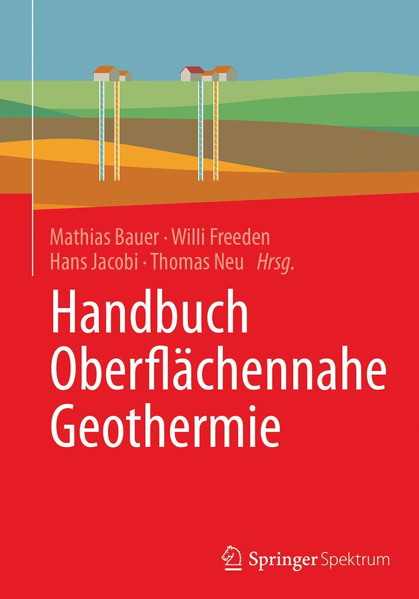 Vorderes Coverbild Handbuch Oberflächennahe Geothermie