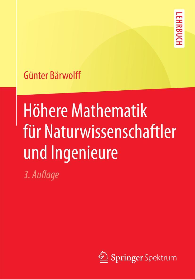 Vorderes Coverbild Höhere Mathematik für Naturwissenschaftler und Ingenieure