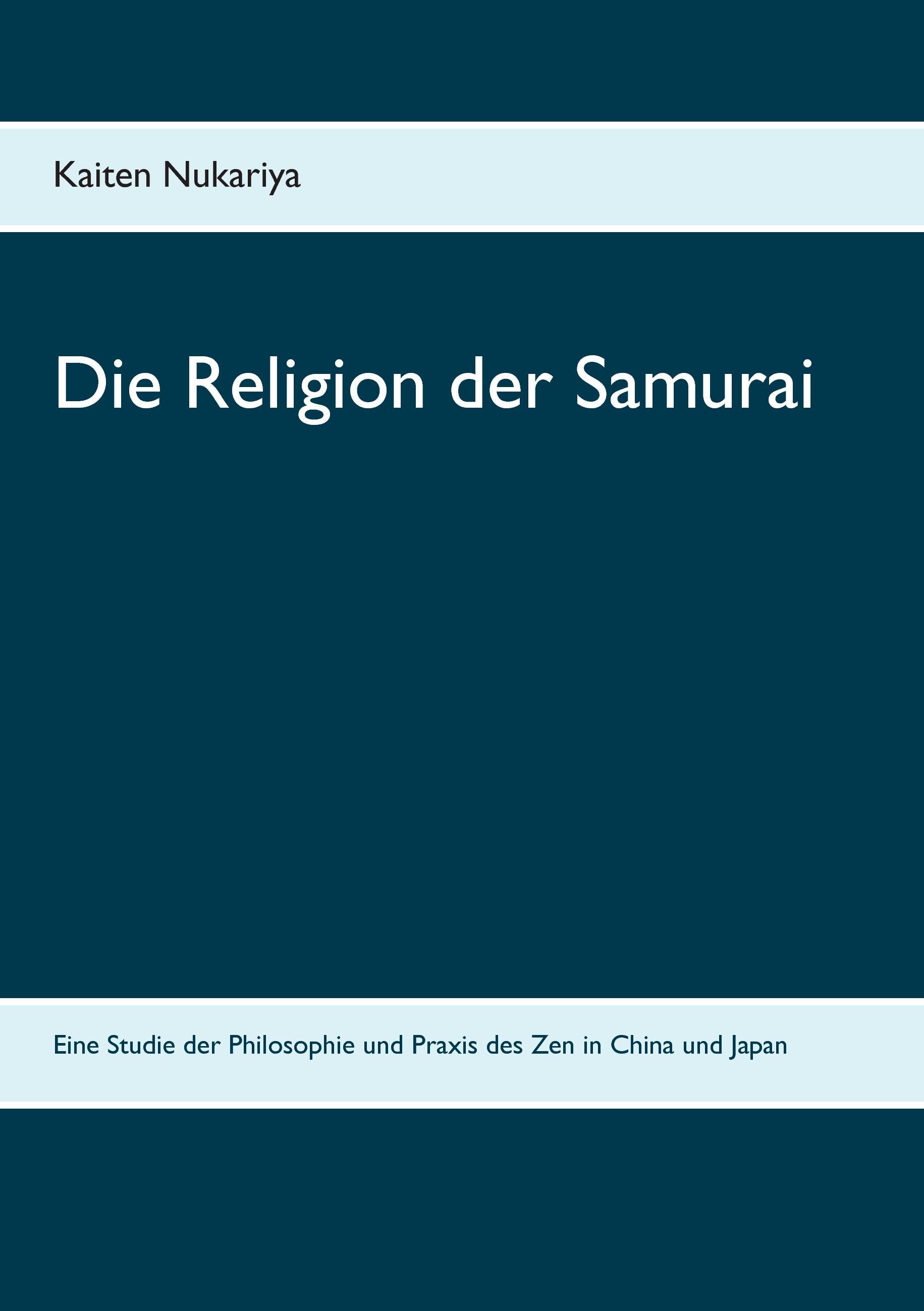 Vorderes Coverbild Die Religion der Samurai