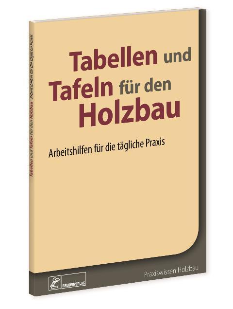 Vorderes Coverbild Tabellen und Tafeln für den Holzbau