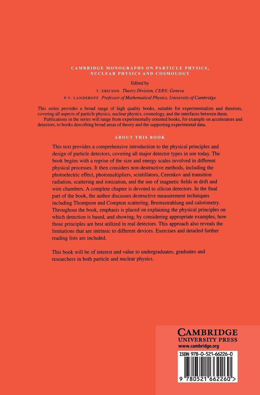 Rückseitencover The Physics of Particle Detectors