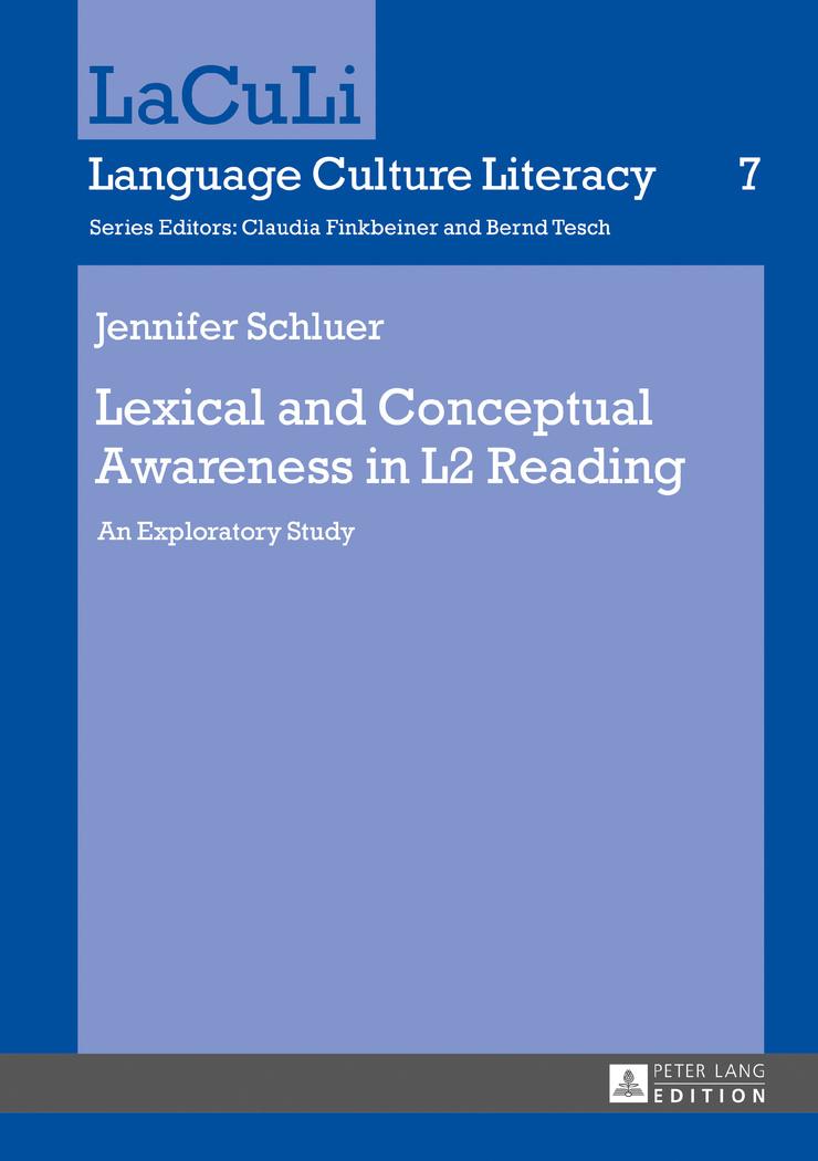 Vorderes Coverbild Lexical and Conceptual Awareness in L2 Reading