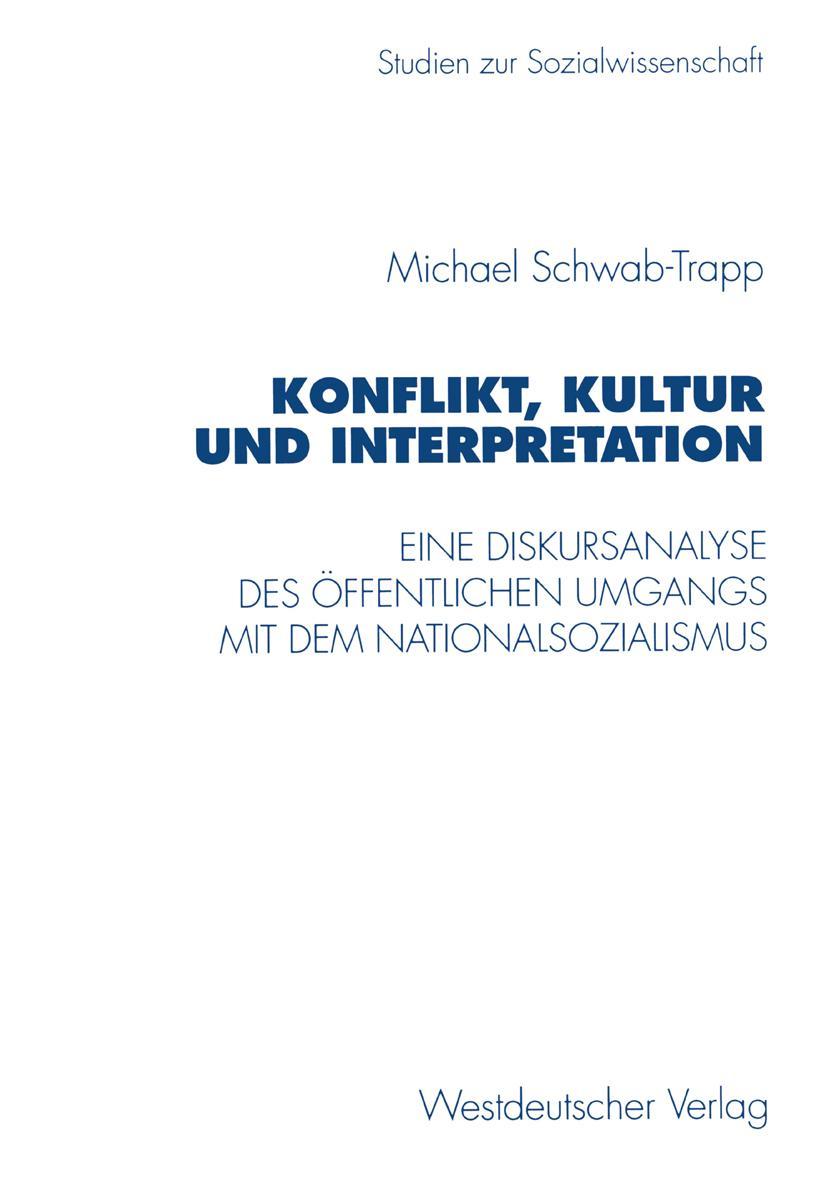 Vorderes Coverbild Konflikt, Kultur und Interpretation