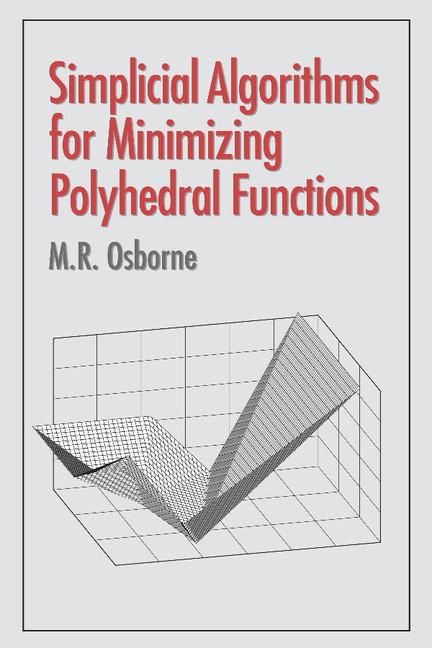 Vorderes Coverbild Simplicial Algorithms for Minimizing Polyhedral Functions