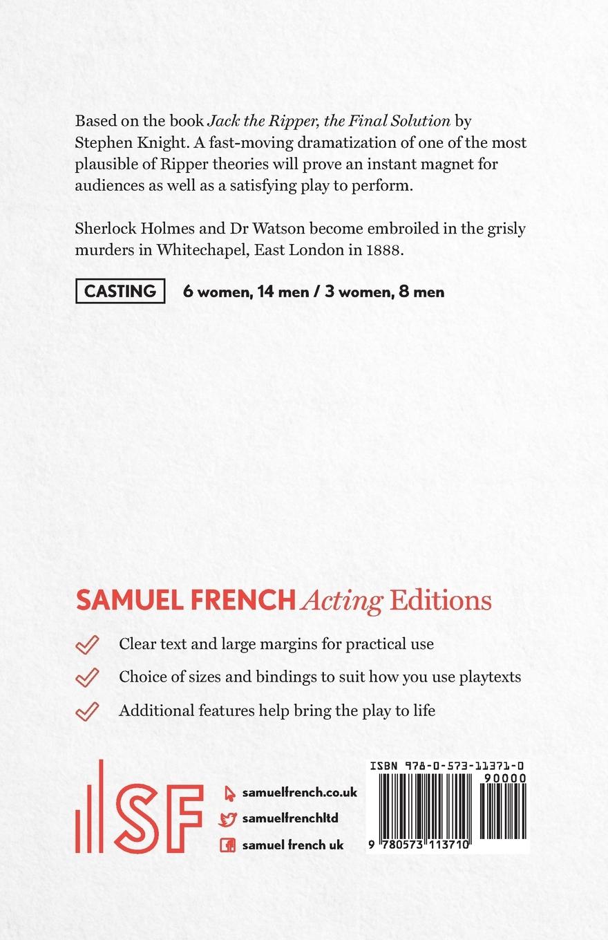 Rückseitencover Holmes and the Ripper