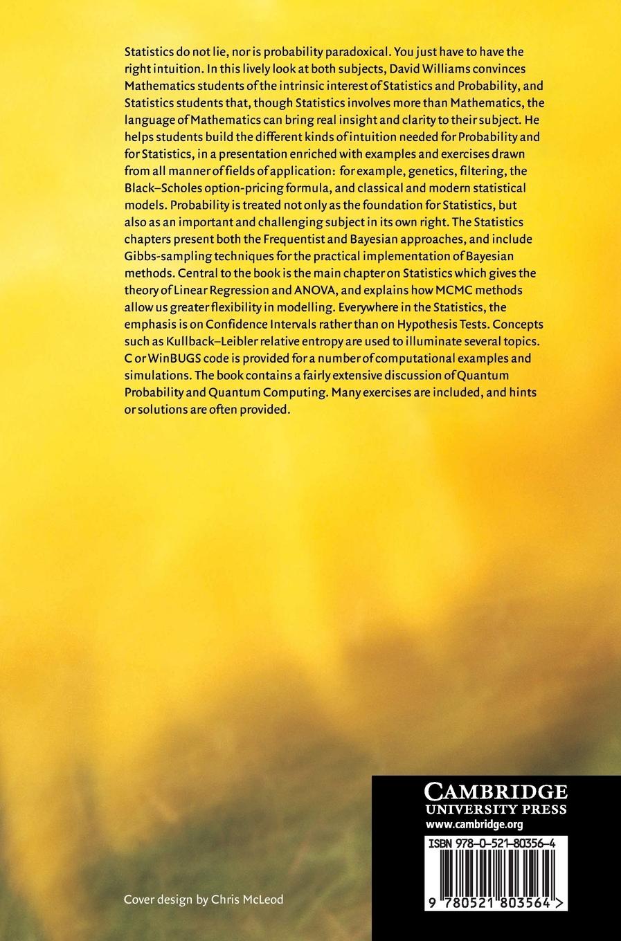 Rückseitencover Weighing the Odds