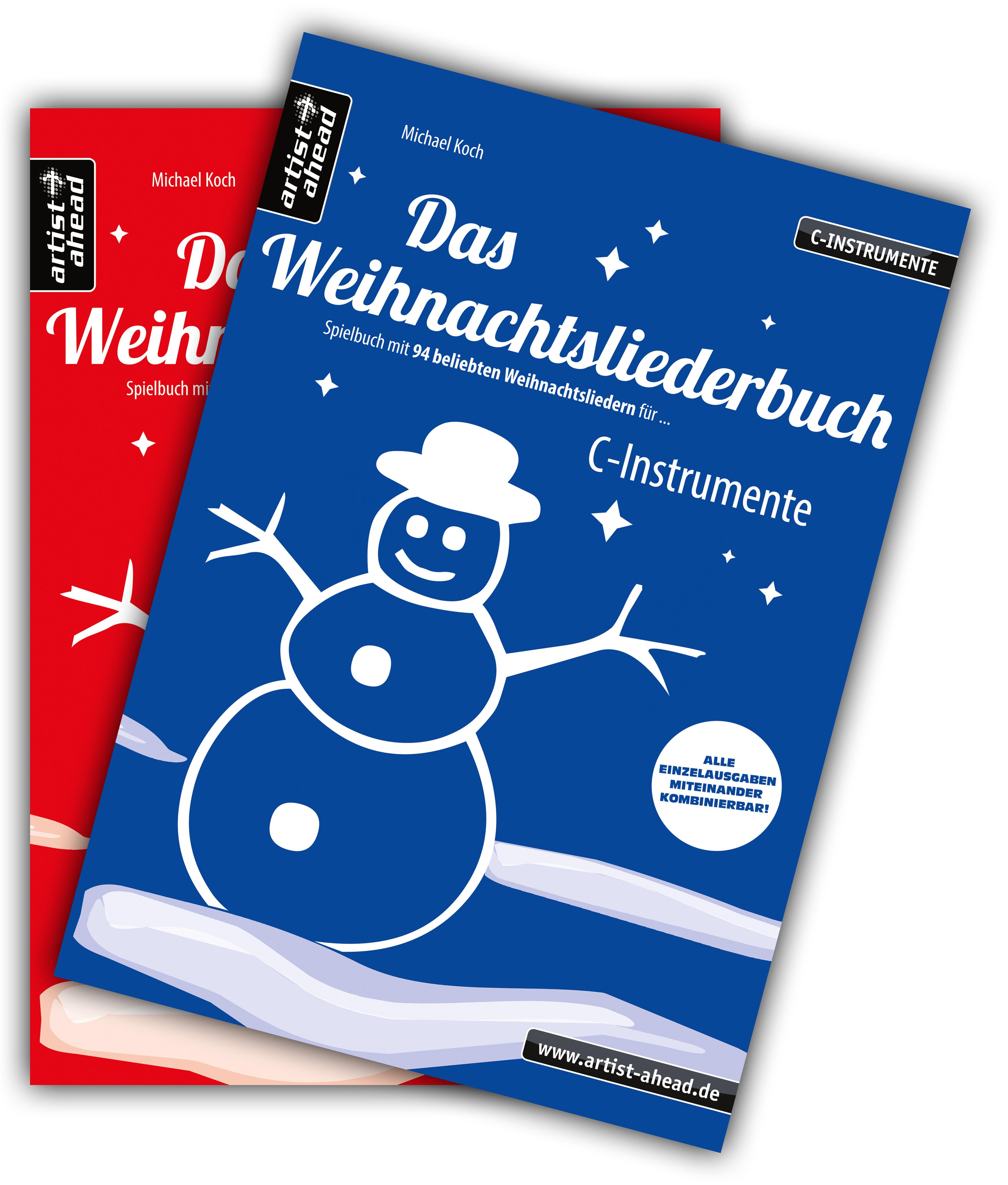 Vorderes Coverbild Das Weihnachtsliederbuch-Set (C-Instrumente + Klavierbegleitung)