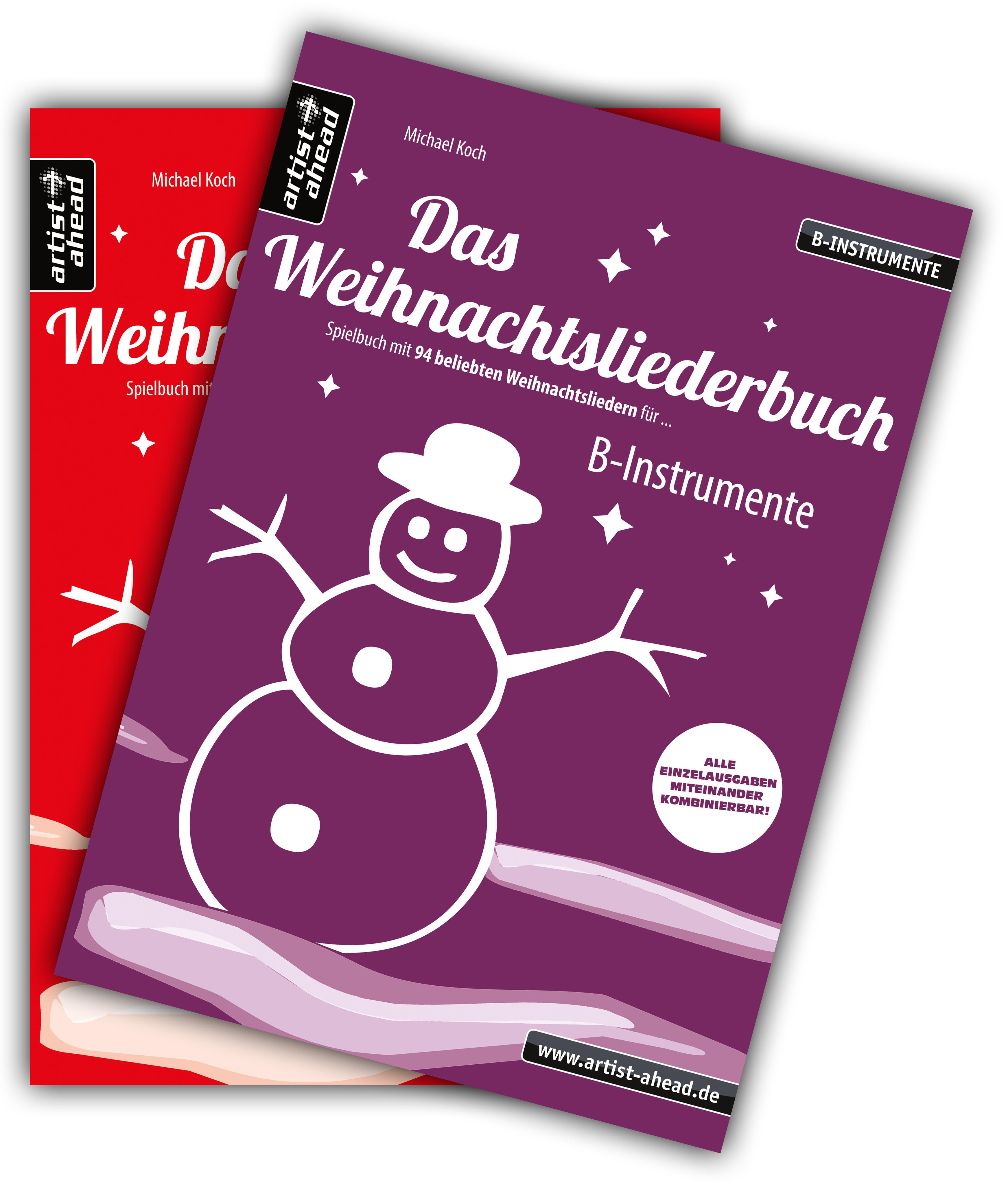 Vorderes Coverbild Das Weihnachtsliederbuch-Set (B-Instrumente + Klavierbegleitung)
