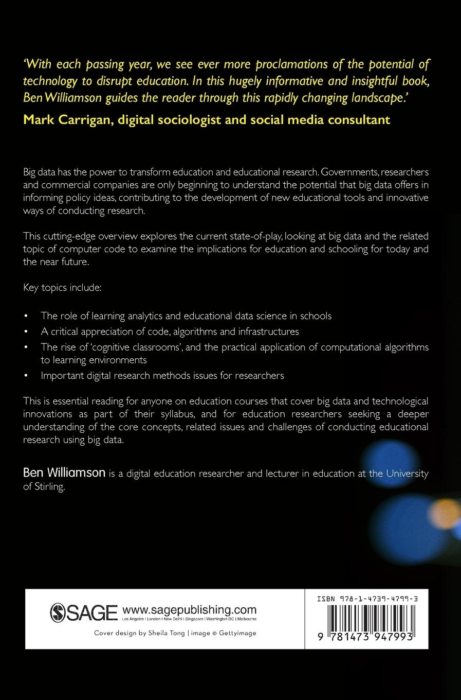 Rückseitencover Big Data in Education