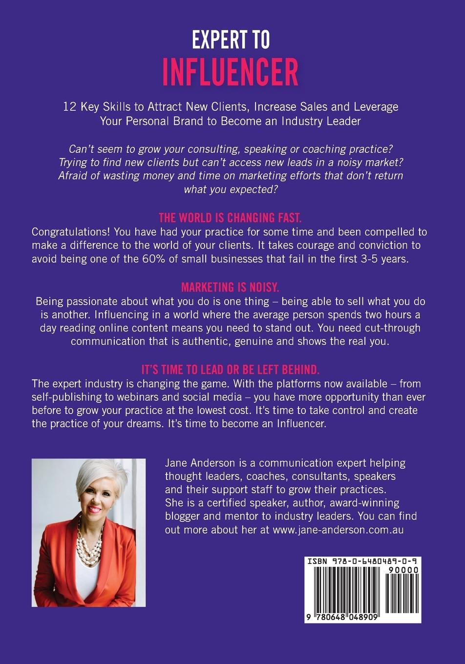 Rückseitencover Expert to Influencer