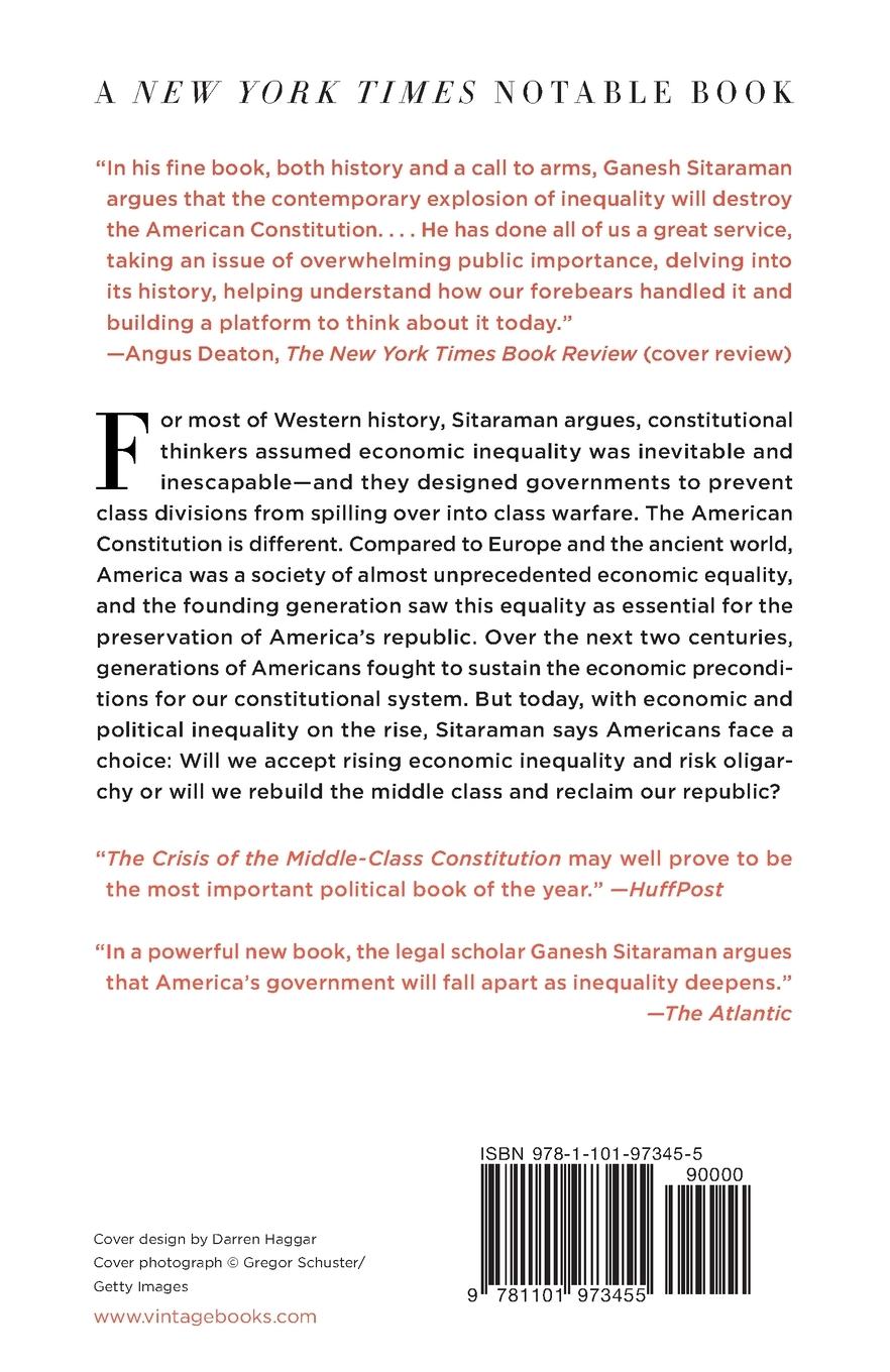 Rückseitencover The Crisis of the Middle-Class Constitution