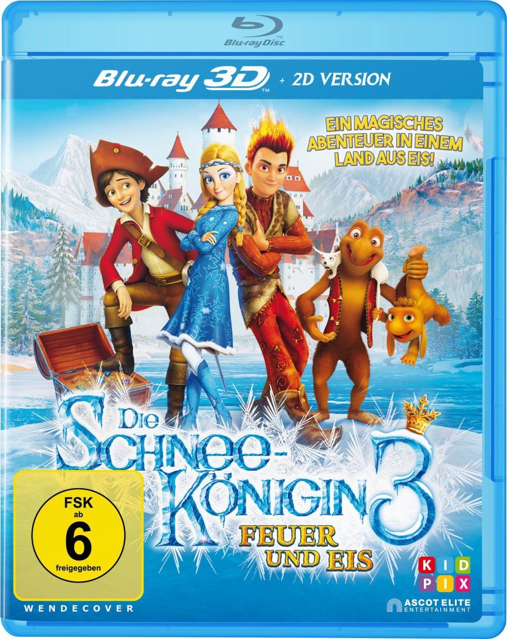 Vorderes Coverbild Die Schneekönigin 3 - Feuer und Eis