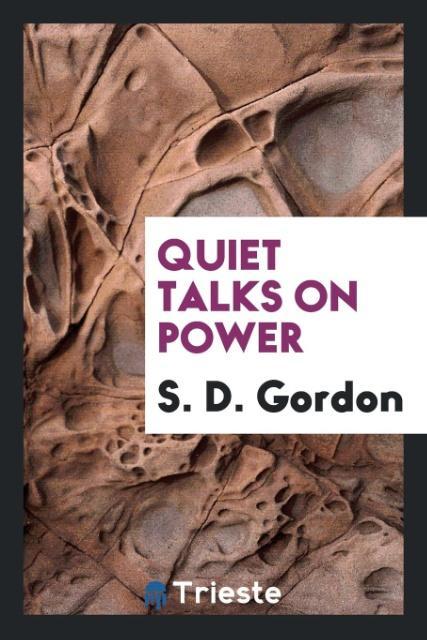 Vorderes Coverbild Quiet talks on power