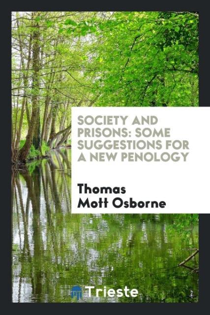 Vorderes Coverbild Society and prisons