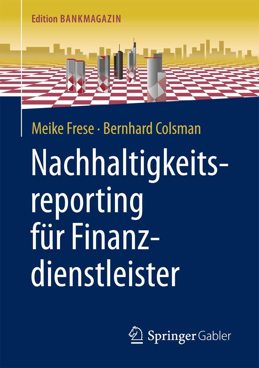 Vorderes Coverbild Nachhaltigkeitsreporting für Finanzdienstleister