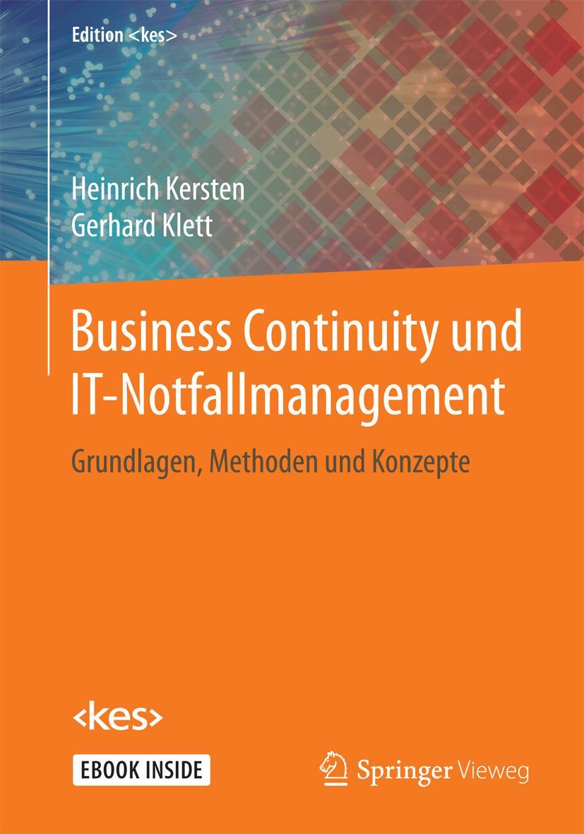 Vorderes Coverbild Business Continuity und IT-Notfallmanagement