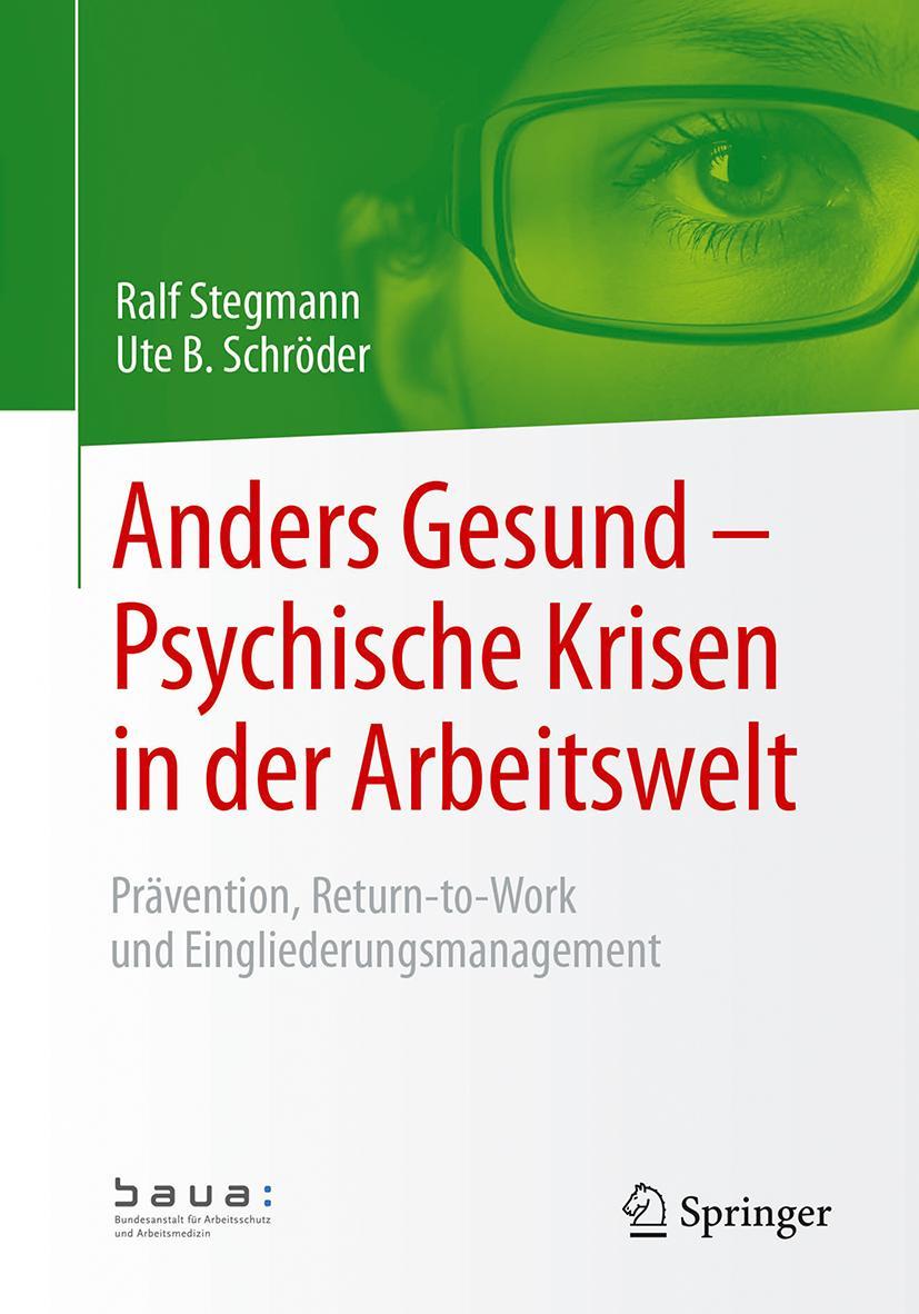 Vorderes Coverbild Anders Gesund - Psychische Krisen in der Arbeitswelt