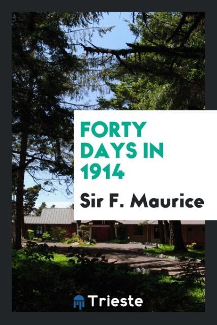 Vorderes Coverbild Forty days in 1914