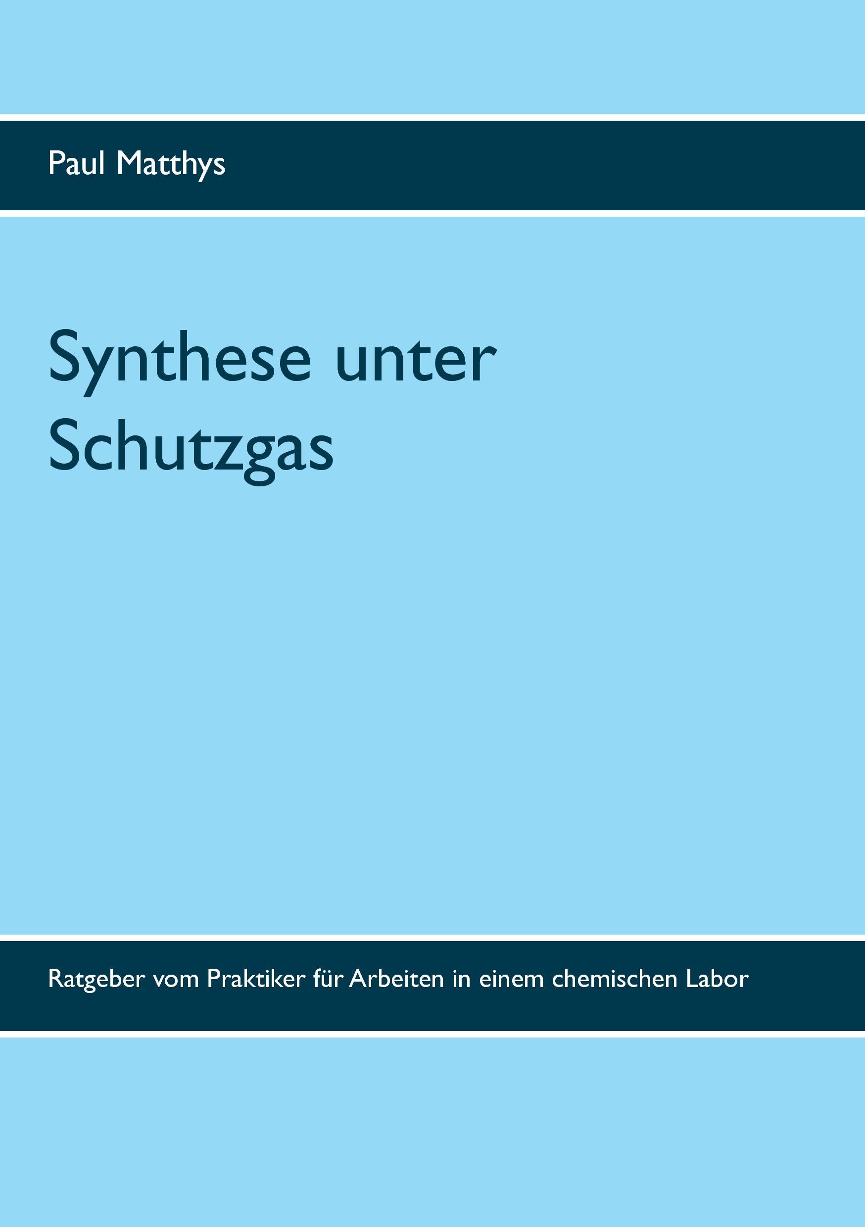Vorderes Coverbild Synthese unter Schutzgas