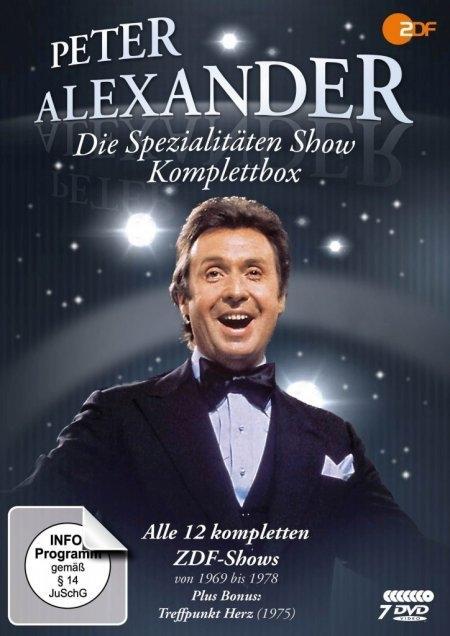 Vorderes Coverbild Die Peter Alexander Spezialitäten Show - Komplettbox (Alle 12 ZDF-Shows plus Treffpunkt Herz)