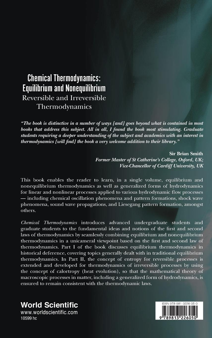 Rückseitencover CHEMICAL THERMODYNAMICS, 2ND EDITION