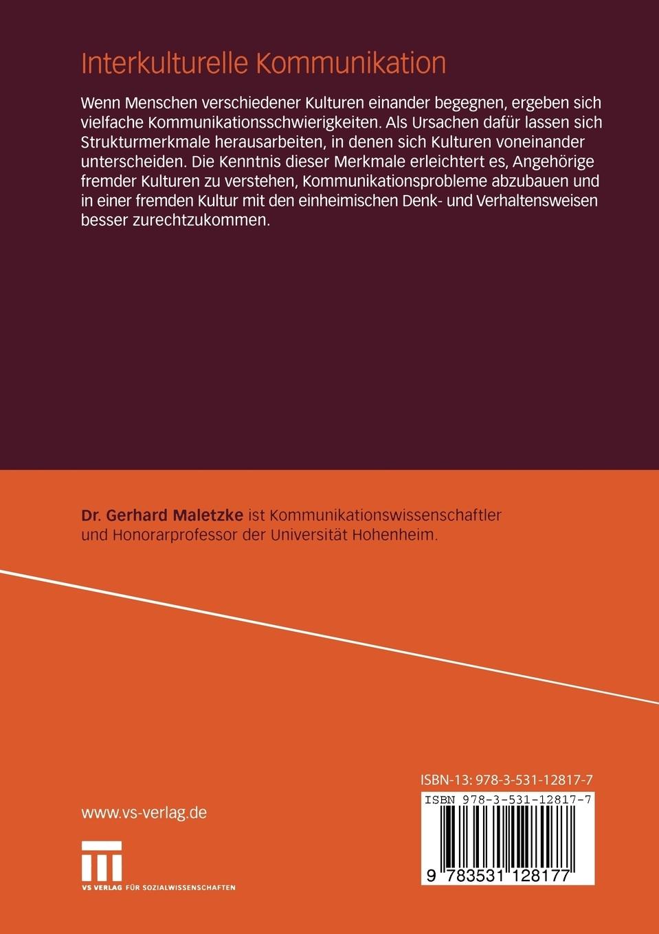 Rückseitencover Interkulturelle Kommunikation