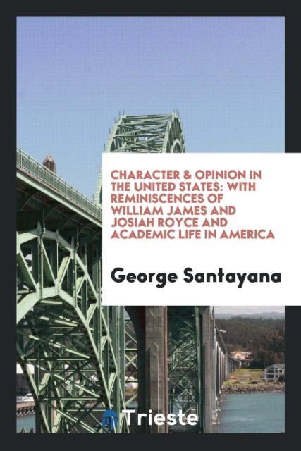 Vorderes Coverbild Character & opinion in the United States