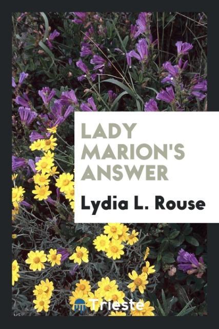 Vorderes Coverbild Lady Marion's answer