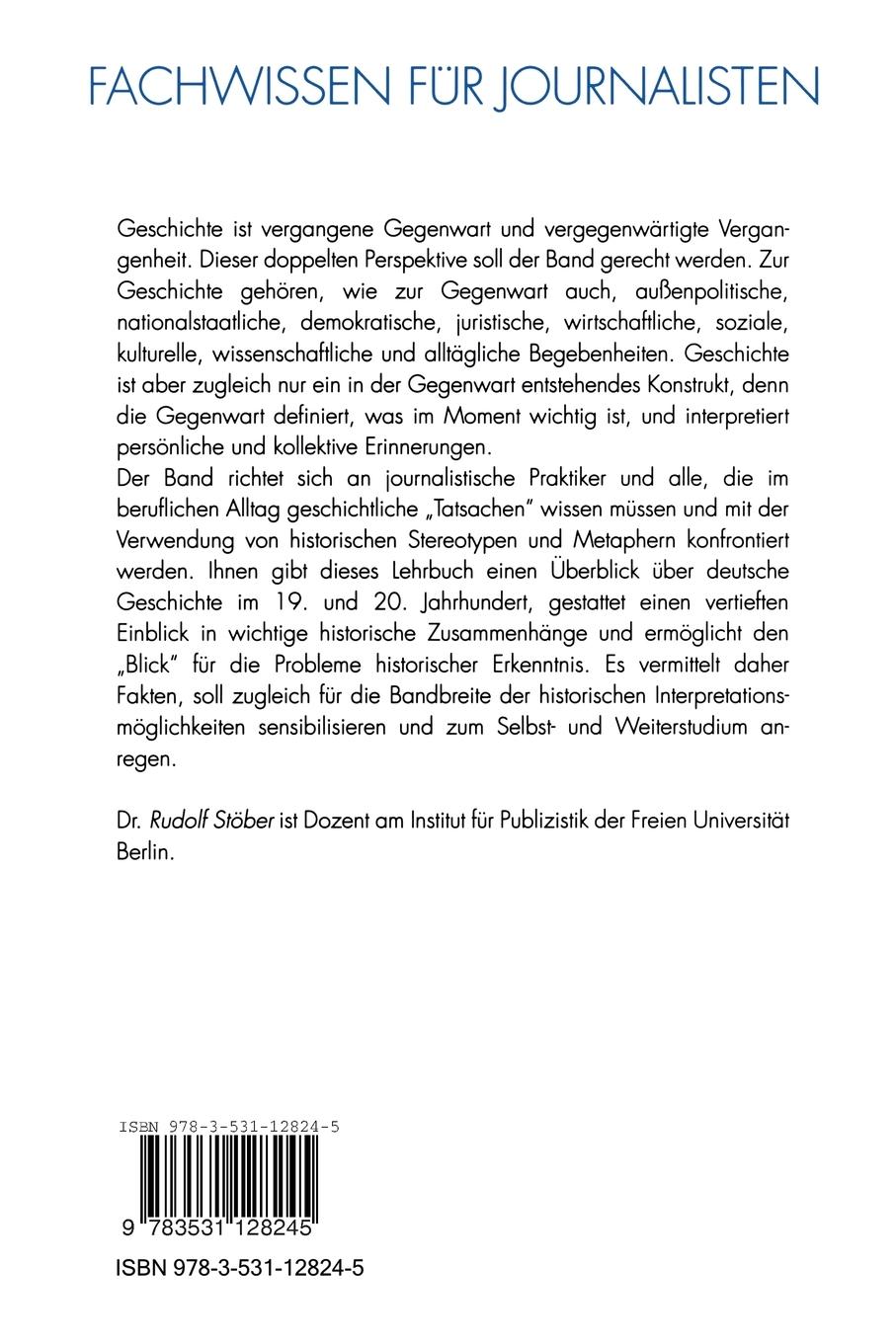 Rückseitencover Geschichte