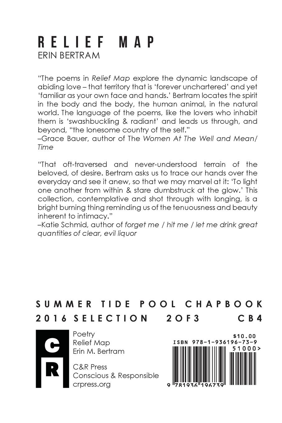 Rückseitencover Relief Map