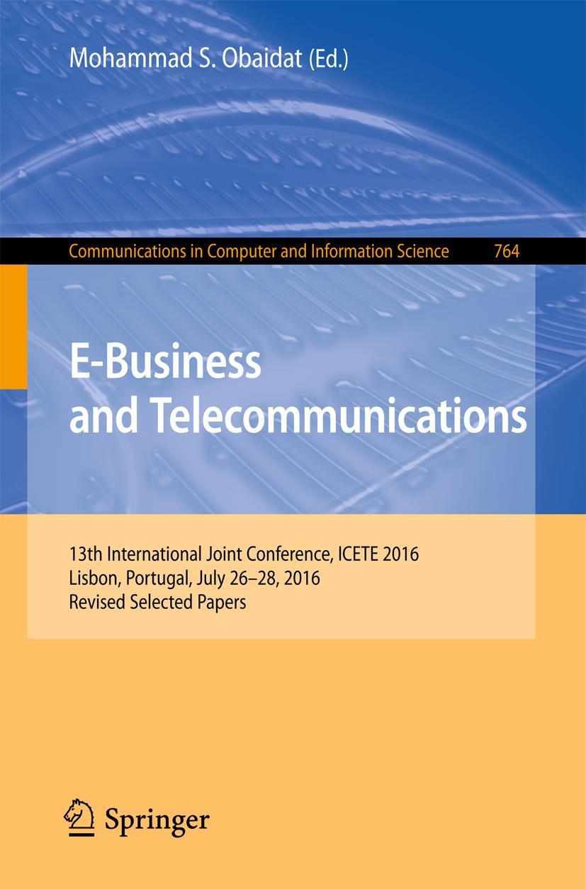 Vorderes Coverbild E-Business and Telecommunications