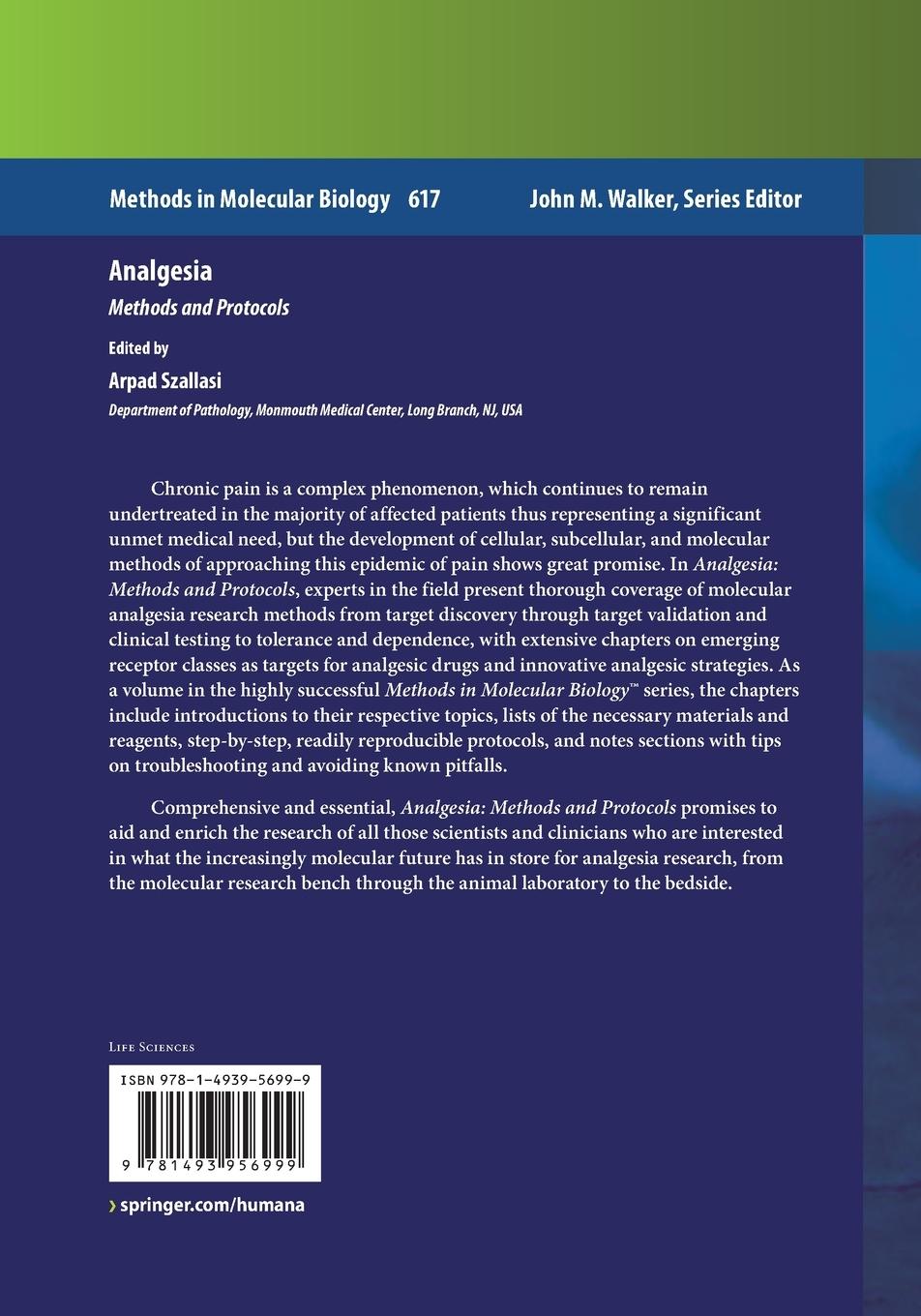 Rückseitencover Analgesia