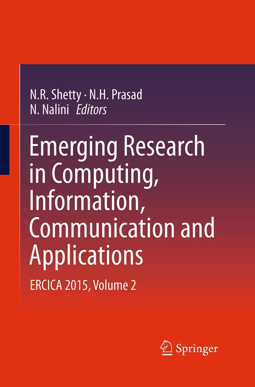 Vorderes Coverbild Emerging Research in Computing, Information, Communication and Applications