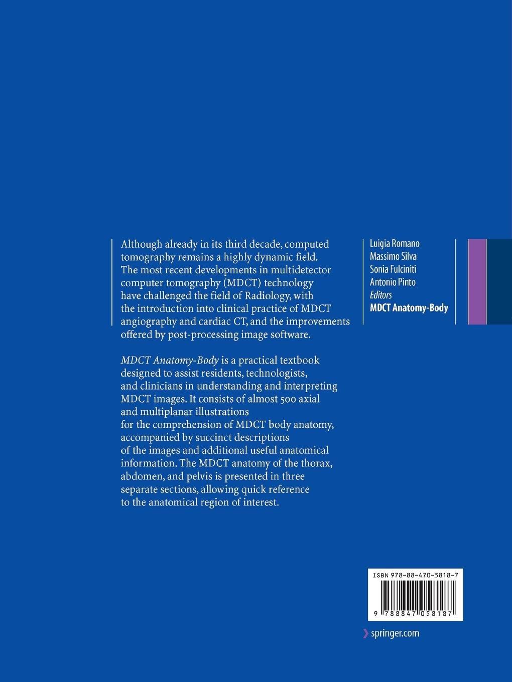 Rückseitencover MDCT Anatomy - Body