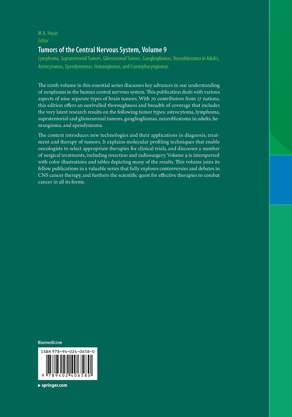 Rückseitencover Tumors of the Central Nervous System, Volume 9