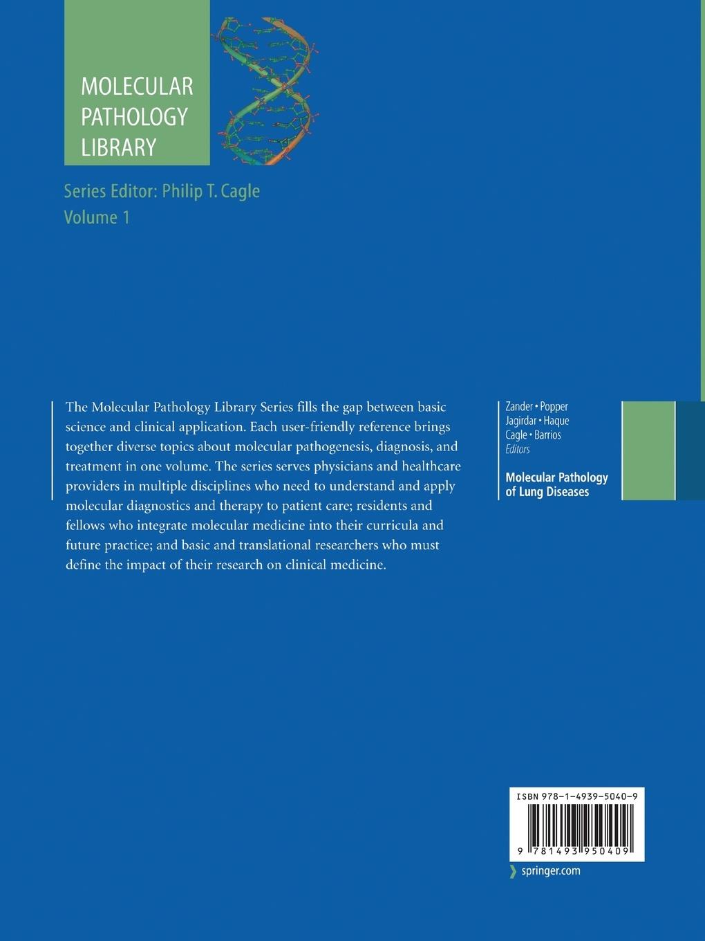 Rückseitencover Molecular Pathology of Lung Diseases