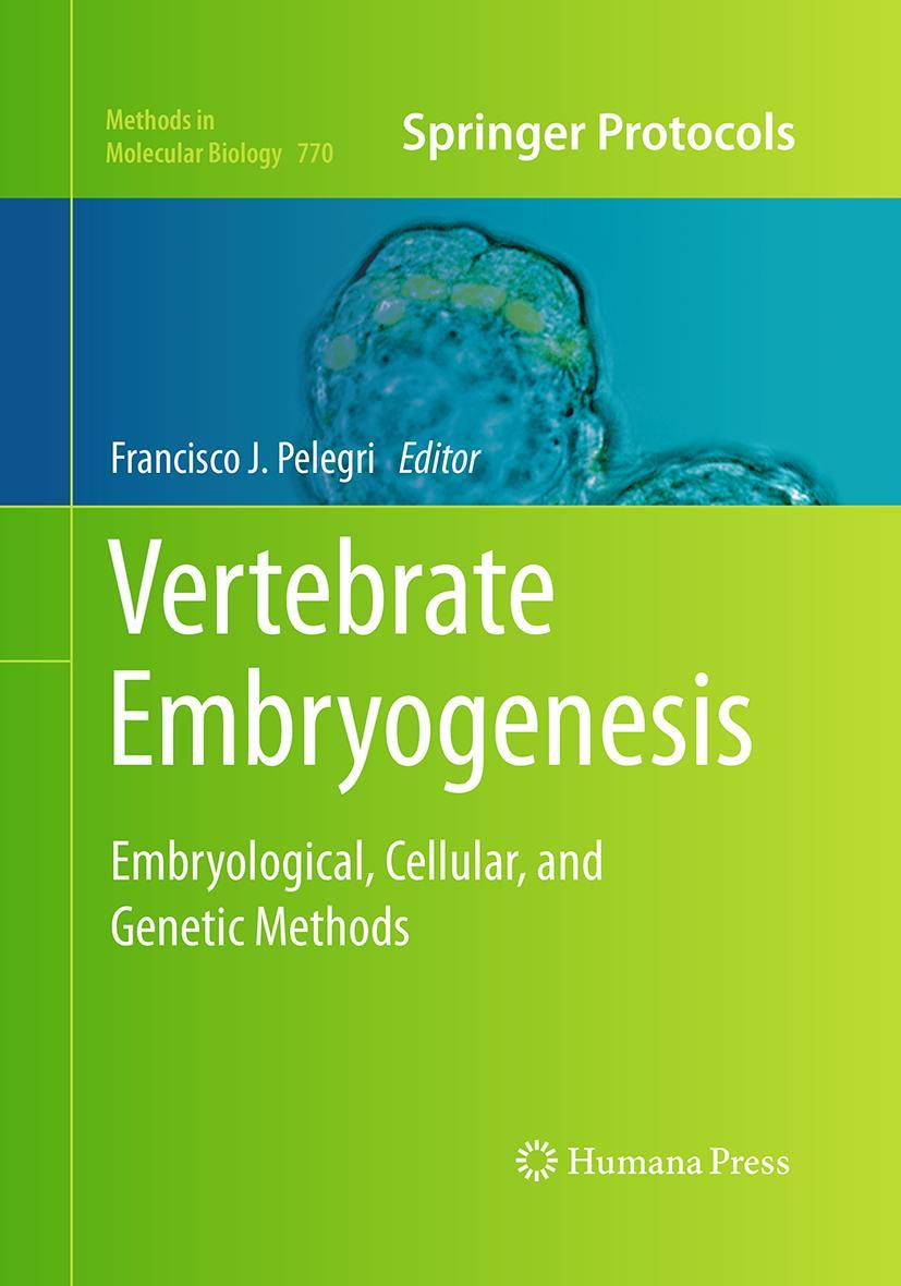 Vorderes Coverbild Vertebrate Embryogenesis