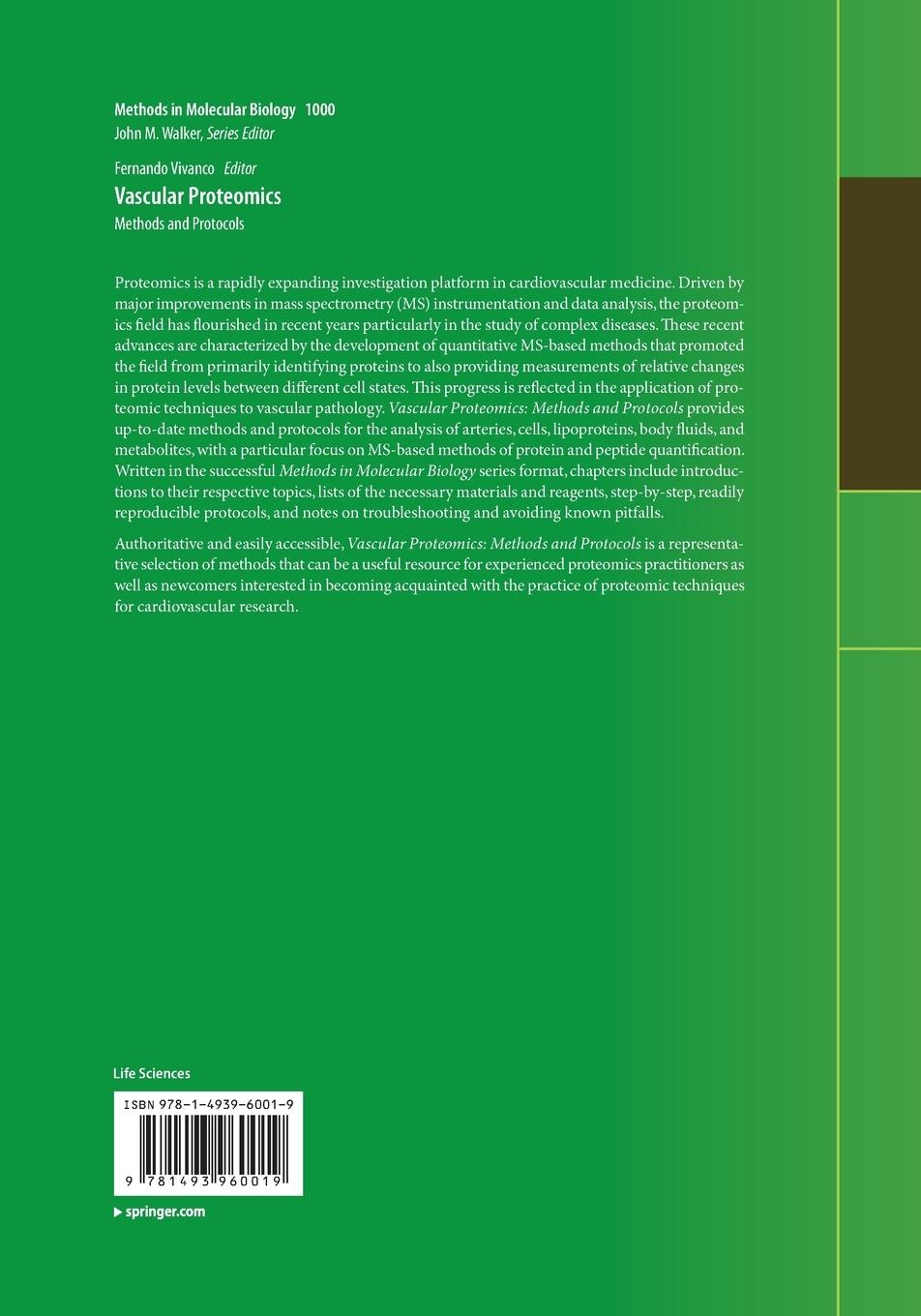 Rückseitencover Vascular Proteomics