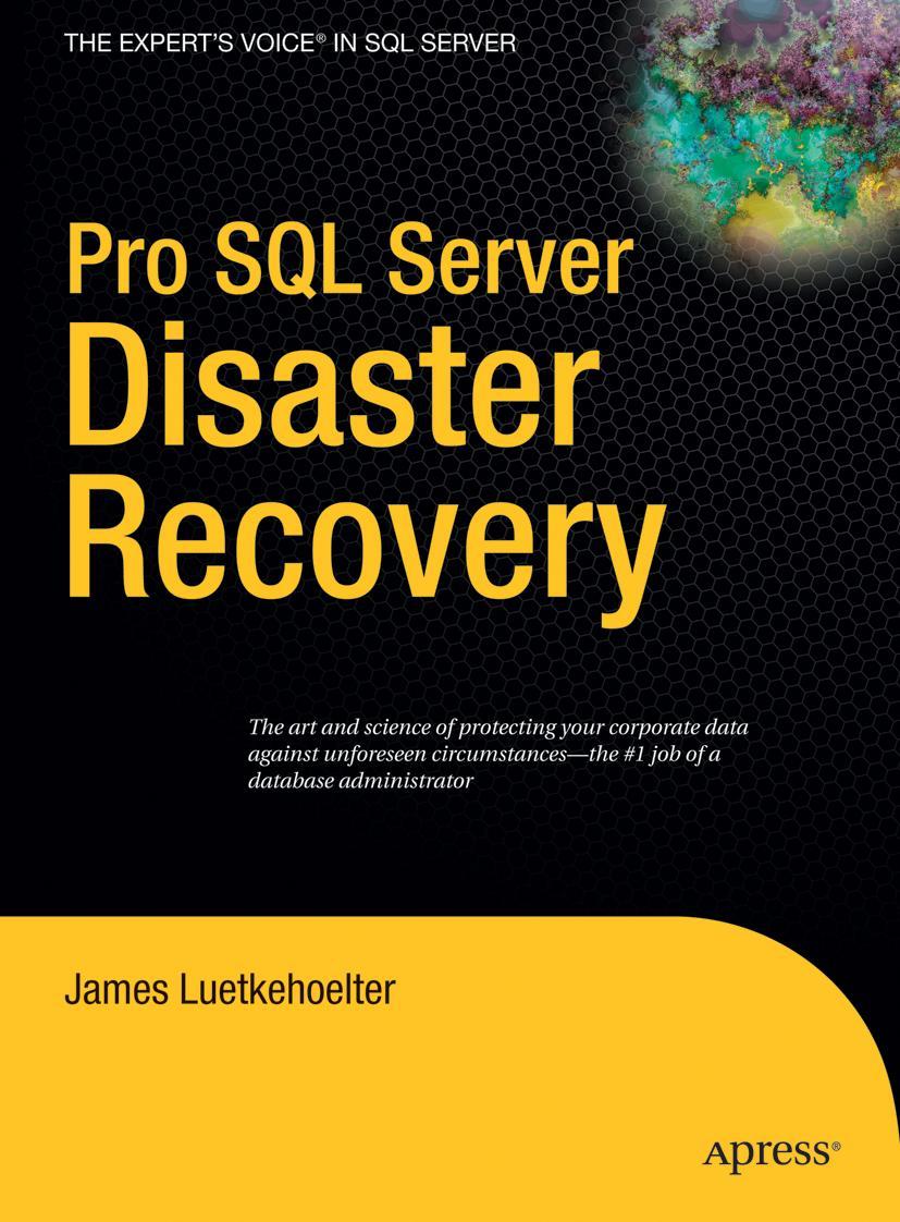 Vorderes Coverbild Pro SQL Server Disaster Recovery