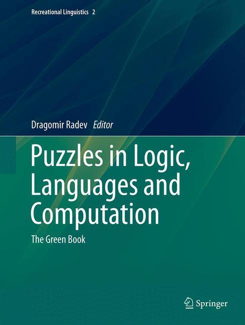 Vorderes Coverbild Puzzles in Logic, Languages and Computation