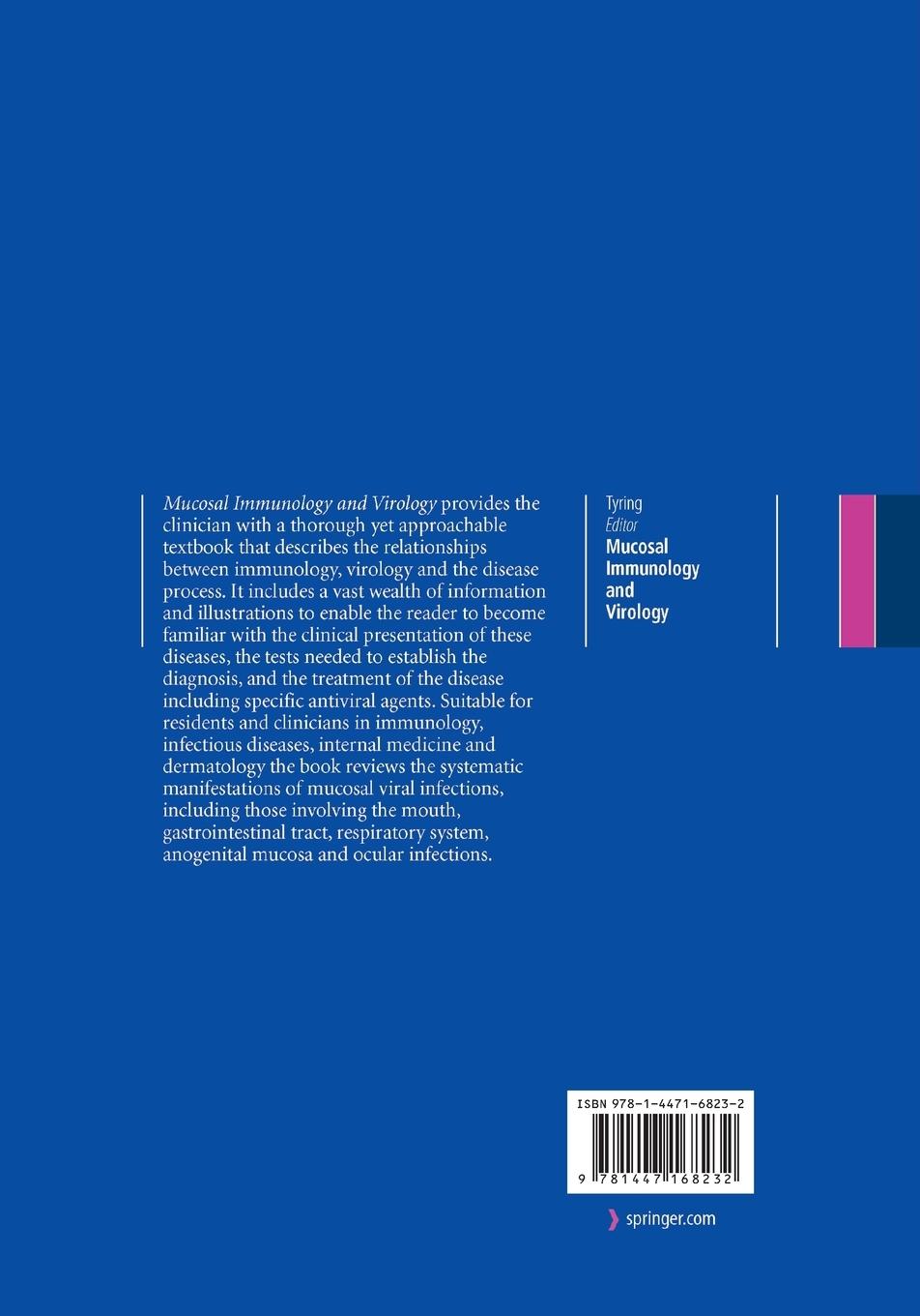 Rückseitencover Mucosal Immunology and Virology