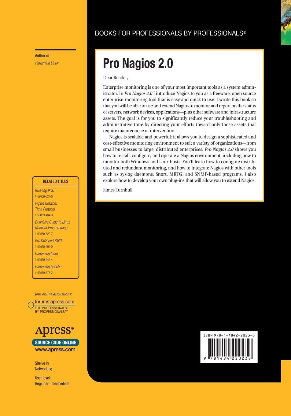 Rückseitencover Pro Nagios 2.0