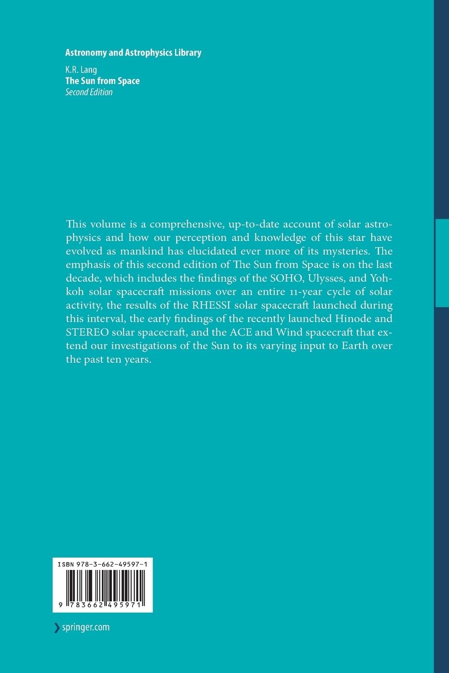 Rückseitencover The Sun from Space