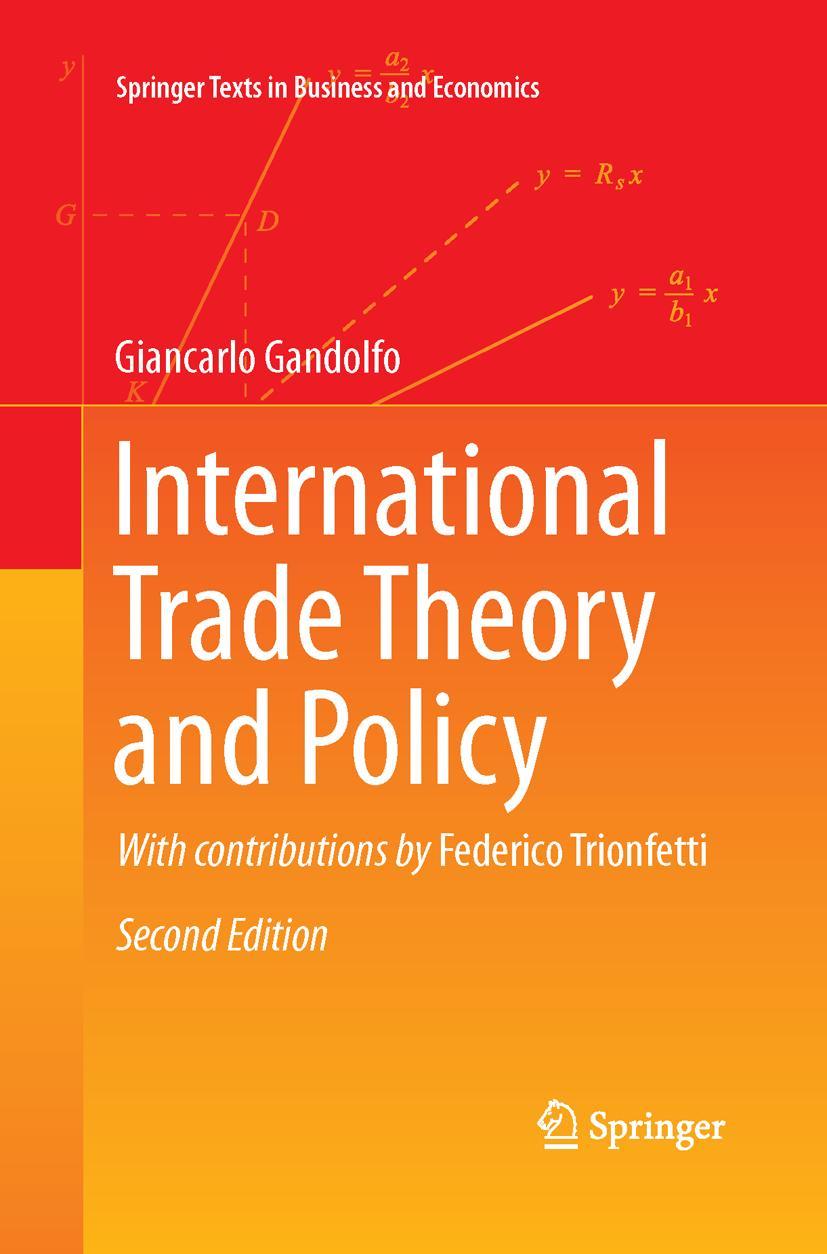 Vorderes Coverbild International Trade Theory and Policy