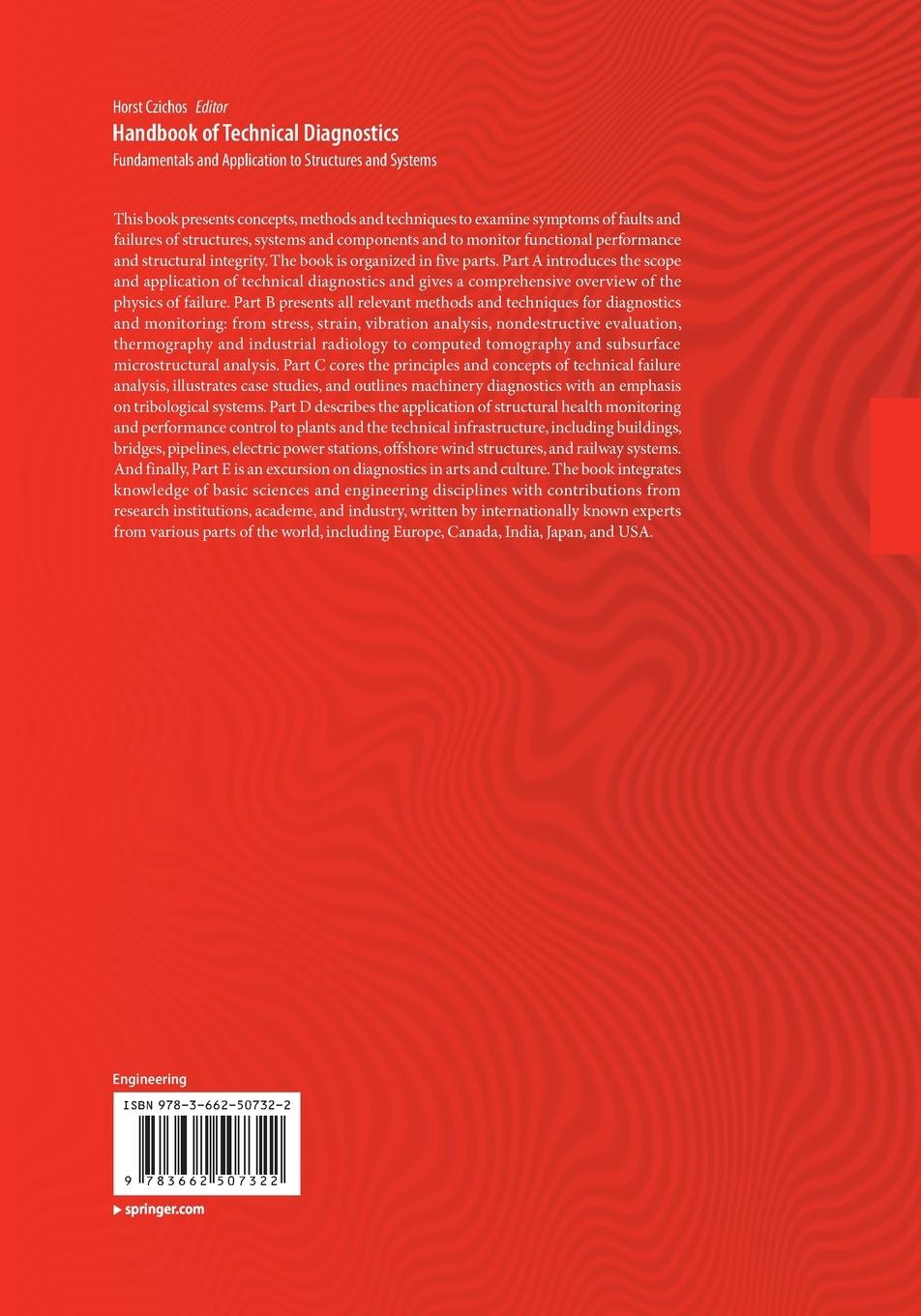 Rückseitencover Handbook of Technical Diagnostics