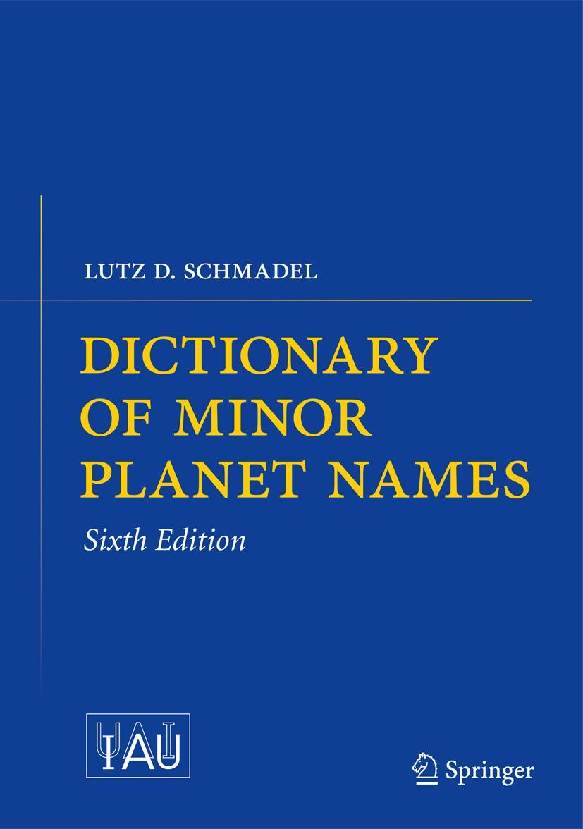 Vorderes Coverbild Dictionary of Minor Planet Names